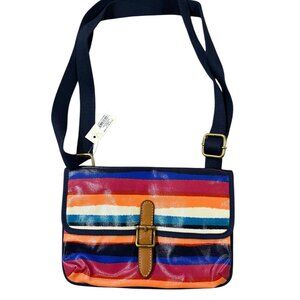 Fossil Keyper Mini Bag – Striped Pattern